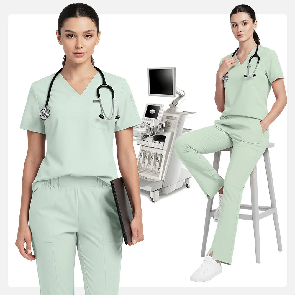 Green Scrub Set