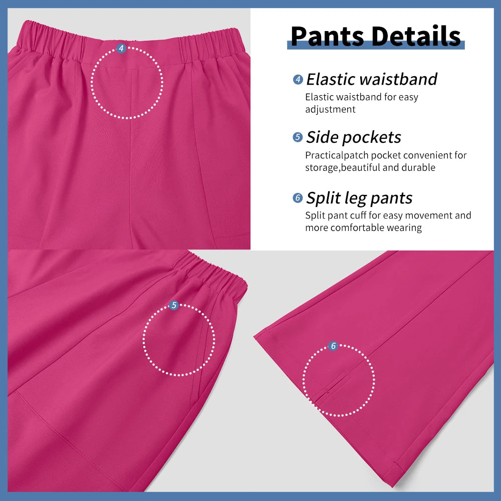 Light Purple Scrub Set