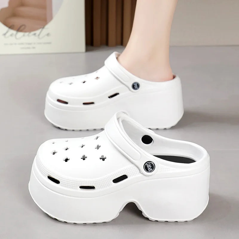 White Crocs