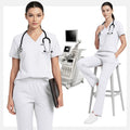 White Scrub Set