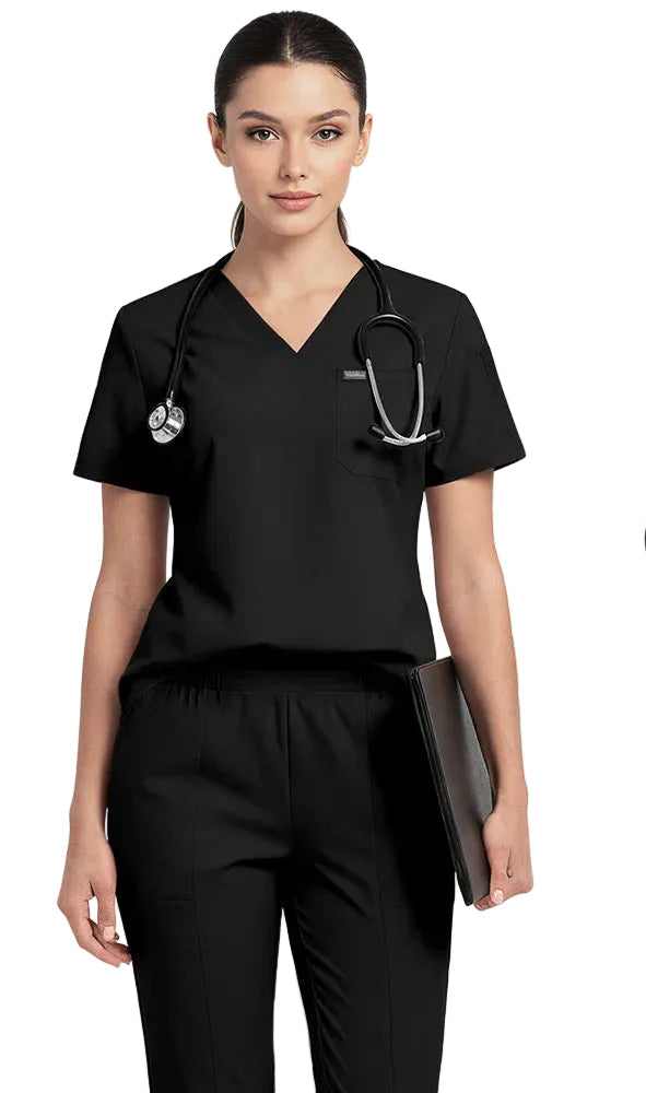 Black Scrub Set