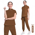 Jogger Brown Scrub Set
